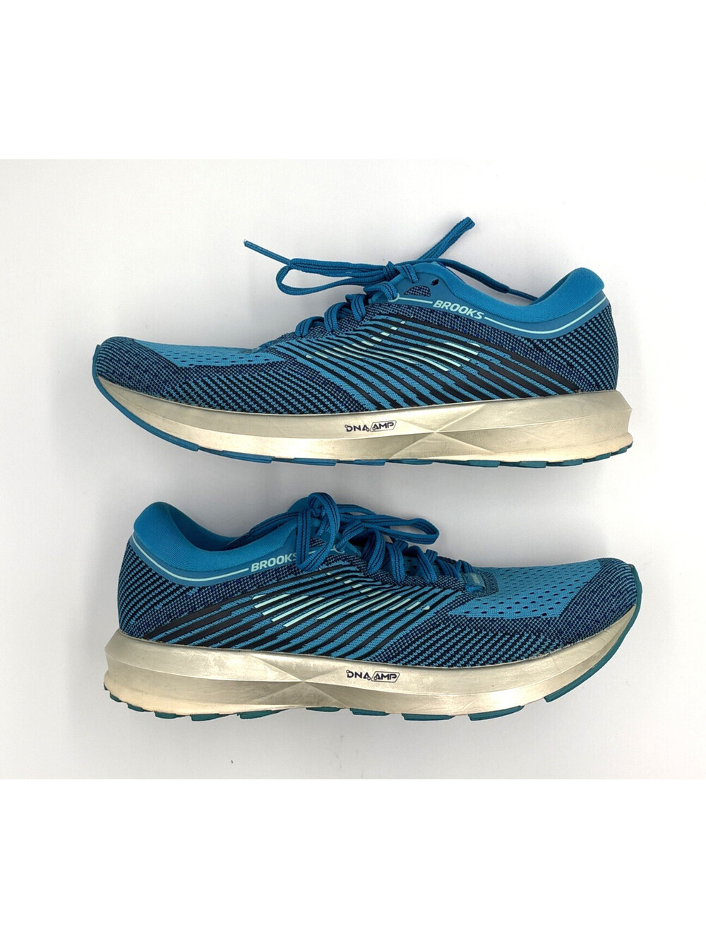 Brooks Levitate Running Shoes Women's Size 8 Blue Mint Silver DNA AMP